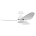Buy DC Ceiling Fans With Light Australia Torquay 42" DC Fan Matt White With 20W TRI Colour LED - 20522601