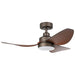 Buy DC Ceiling Fans With Light Australia Torquay 42" DC Fan Oil Rubbed Bronze With 20W TRI Colour LED - 20522612