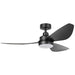 Buy DC Ceiling Fans With Light Australia Torquay 48" DC Fan Matt Black With 20W TRI Colour LED - 20522802