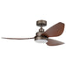 Buy DC Ceiling Fans With Light Australia Torquay 48" DC Fan Oil Rubbed Bronze With 20W TRI Colour LED - 20522812