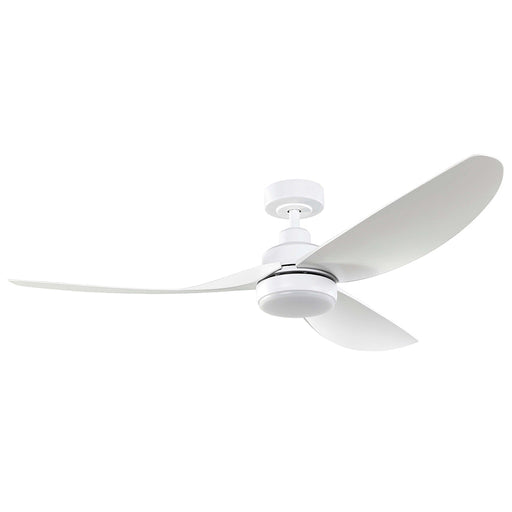 Buy DC Ceiling Fans With Light Australia Torquay 56" DC Fan Matt White With 20W TRI Colour LED - 20523101