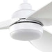 Buy DC Ceiling Fans With Light Australia Torquay 56" DC Fan Matt White With 20W TRI Colour LED - 20523101