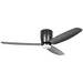 Buy DC Ceiling Fans With Light Australia Seacliff DC Ceiling Fan 52" With LED Light Matt Black - 20523702
