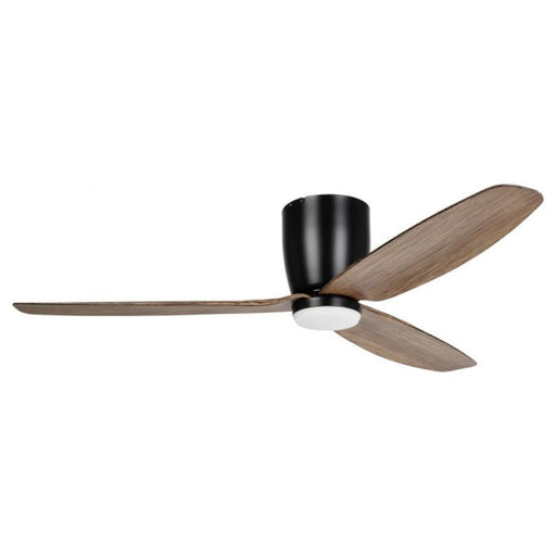 Buy DC Ceiling Fans With Light Australia Seacliff DC Ceiling Fan 52" With LED Light Matt Black / Light Walnut  - 20523706