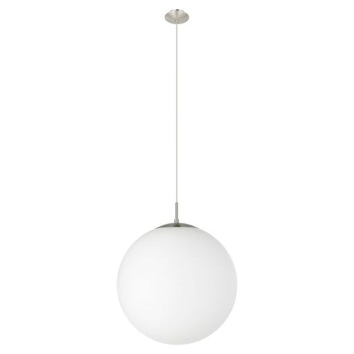 Buy Pendant Lights Australia Rondo 1 Light Pendant Satin Nickel Steel - 205242
