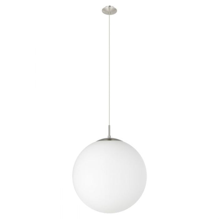 Buy Pendant Lights Australia Rondo 1 Light Pendant Satin Nickel Steel - 205242