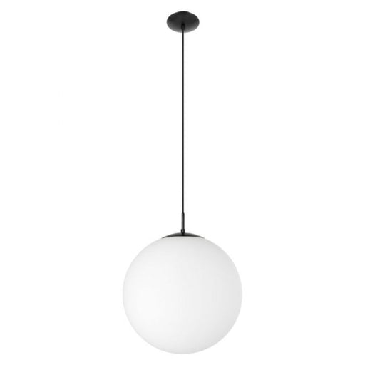 Buy Pendant Lights Australia Rondo 1 Light Pendant Black 400mm - 205243