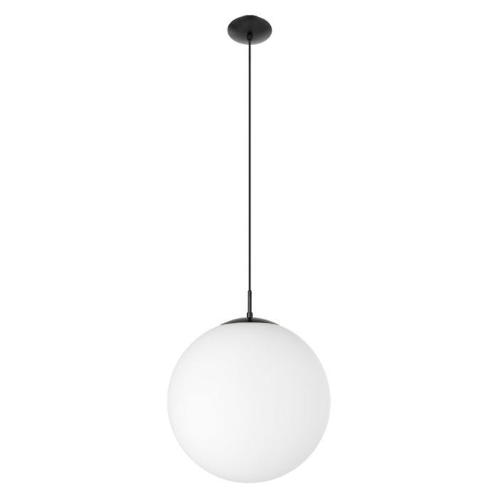 Buy Pendant Lights Australia Rondo 1 Light Pendant Black 400mm - 205243