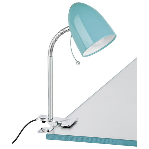 Buy Clamp Lamps Australia Lara 1 Light Clamp Lamp Light Blue - 205256N