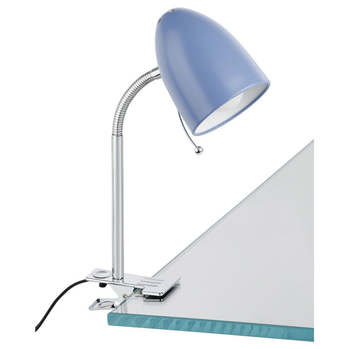 Buy Clamp Lamps Australia Lara 1 Light Clamp Lamp Pastel Blue - 205258N
