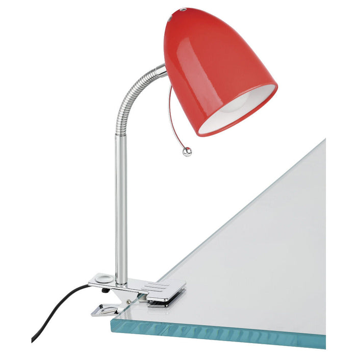 Buy Clamp Lamps Australia Lara 1 Light Clamp Lamp Red - 205259N