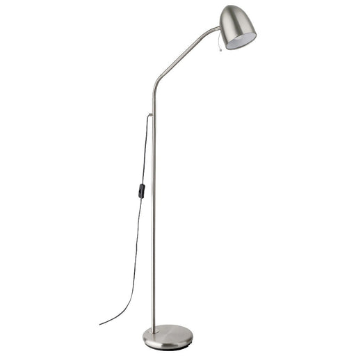 Buy Floor Lamps Australia Lara 1 Light Floor Lamp Satin Nickel - 205278N