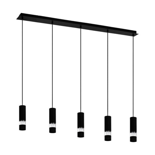 Buy Pendant Lights Australia Bernabeta 5 LED Light Pendant 5x5W 4000K Black Steel - 205308
