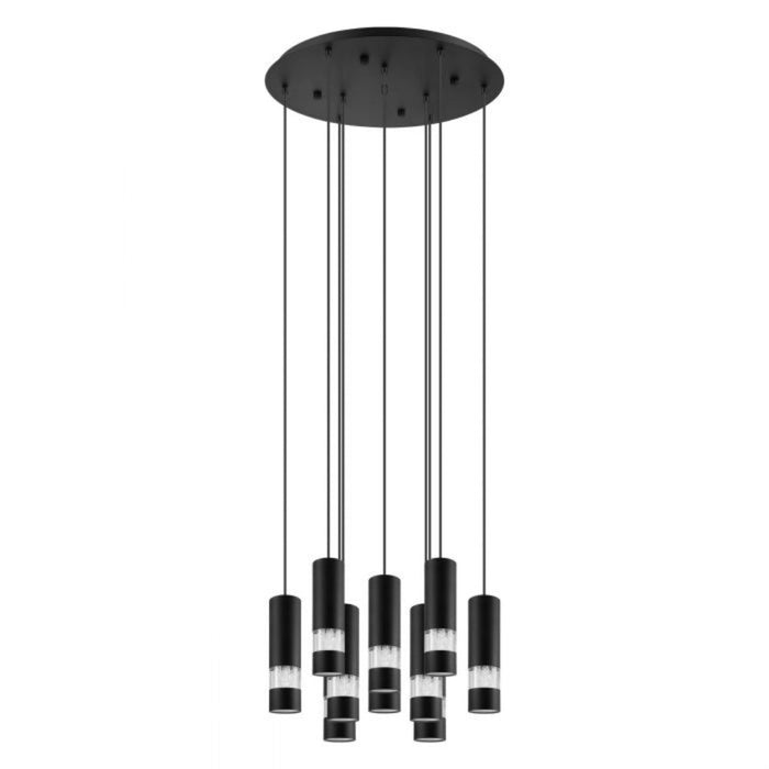 Buy Pendant Lights Australia Bernabeta 10 LED Light Pendant 10x5W 4000K Black Steel - 205311