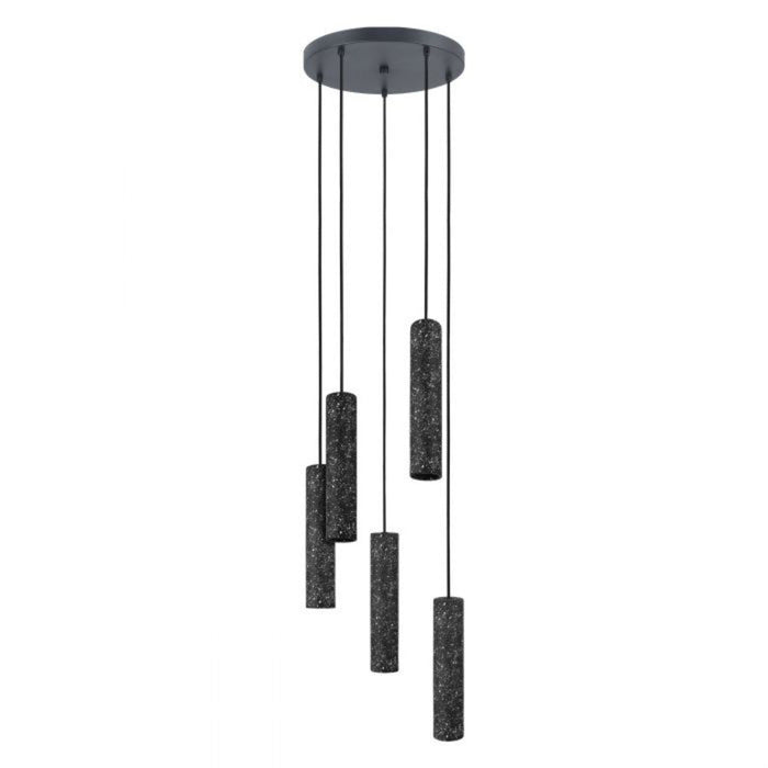 Buy Pendant Lights Australia Mentalona 5 LED Light Pendant 5x5W 4000K Anthracite Steel - 205314