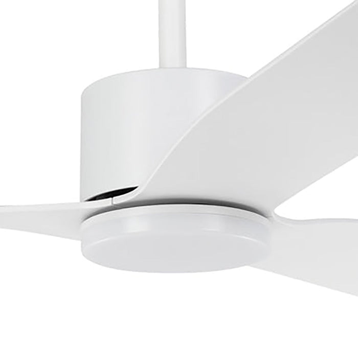 Buy DC Ceiling Fans With Light Australia ILUKA DC Ceiling Fan 60" Matt White With LED - 20538101