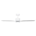 Buy DC Ceiling Fans With Light Australia ILUKA DC Ceiling Fan 52" Matt White With LED - 20537801