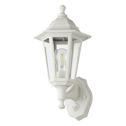 Buy Outdoor Wall Lanterns Australia Duanera 1 Light Wall Lantern Height 425 mm White Plastic - 205467N