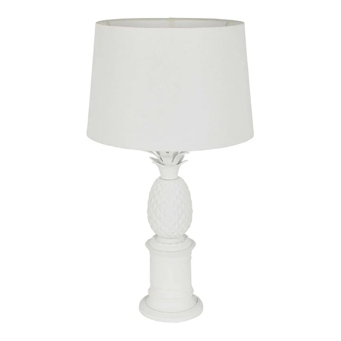 Buy Table Lamps Australia Bermuda Table Lamp White Brass - ELHK7042WH