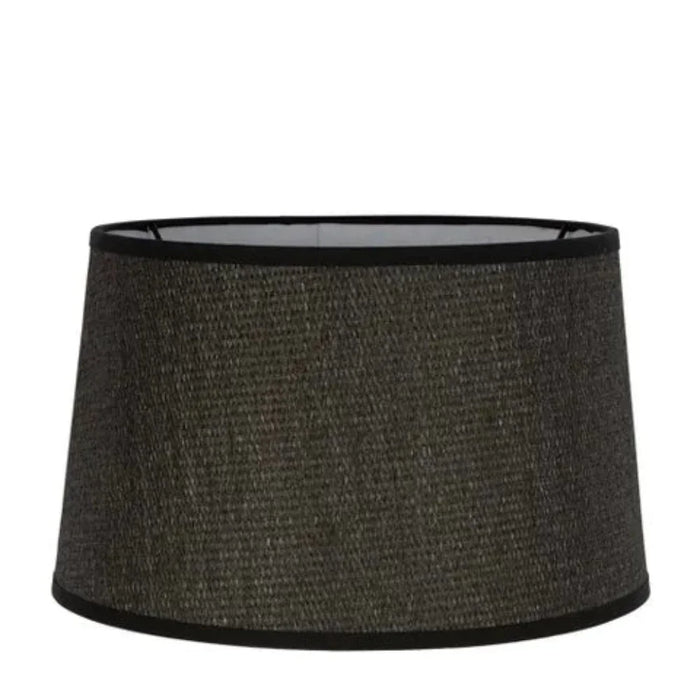 Buy Lamp Shades Australia Lamp Shade Black Paper Weave / Metal - ELSZ1816105BLPW
