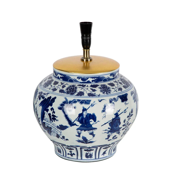 Buy Table Lamps Australia Woody Table Lamp Blue Ceramic - ELJC13478