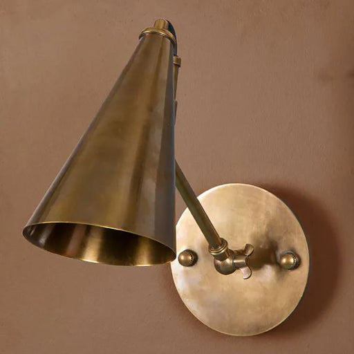 Buy Wall Sconce Australia Cloudy Wall Sconce Antique Brass - ELPIM52265AB