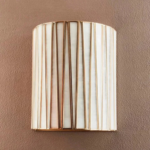 Buy Wall Sconce Australia Destiny Wall Sconce Light Brass Iron / Glass - ELJE23090