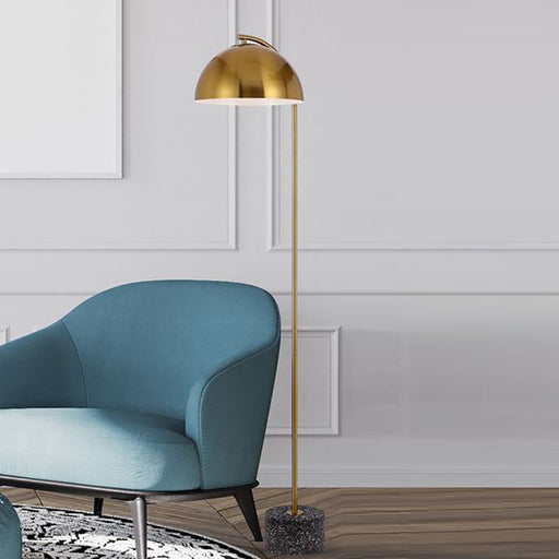 Buy Floor Lamps Australia Ortez Floor Lamp Antique Gold Terrazzo Black Iron - ORTEZ FL-BKTRZAG