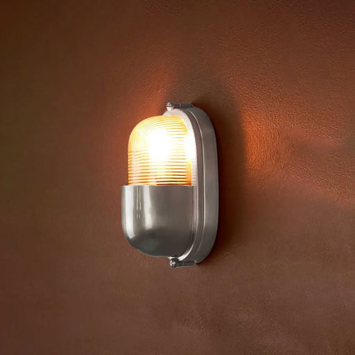 Buy Exterior Wall Lights Australia Anchor Exterior Wall Light Silver Brass - ELPIM31211AS