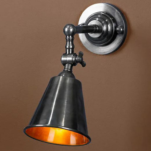 Buy Wall Sconce Australia Utopia Wall Sconce Antique Silver Brass - ELPIM31376AS