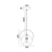 Buy Pendant Lights Australia Bella Pendant Light Matte Black Iron - BELLA2