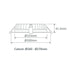 Buy Recessed LED Downlights Australia Deco Round Recessed LED Downlight 20W White Aluminum 3CCT - 21875