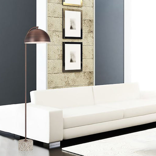 Buy Floor Lamps Australia Ortez Floor Lamp Bronze Terrazzo White Iron - ORTEZ FL-WHTRZBZ