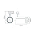 Buy Three Circuit Track Heads Australia MarsThree Circuit Track Head 35W Non Dimmable Black Aluminium 3000K - 22404