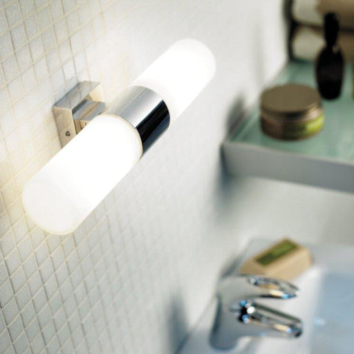 Buy Bathroom Vanity Lights Australia Tangens 2 Light Bath Chrome, Opal - 17141029