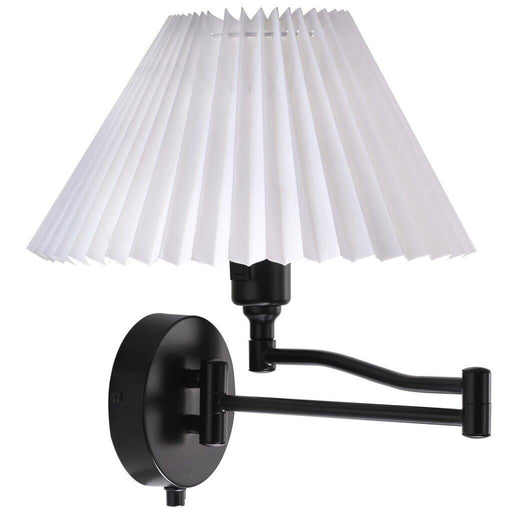 Buy Swing Arm Wall Lights Australia Break 1 Light Wall Light Black - 19861003