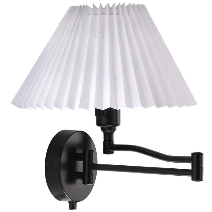 Buy Swing Arm Wall Lights Australia Break 1 Light Wall Light Black - 19861003