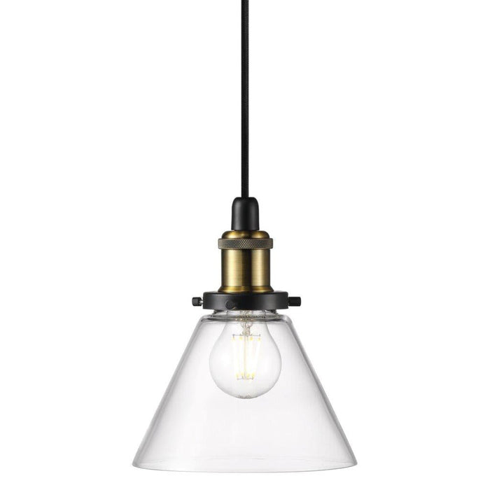 Buy Pendant Lights Australia Disa 1 Light Pendant Glass Clear - 45823000