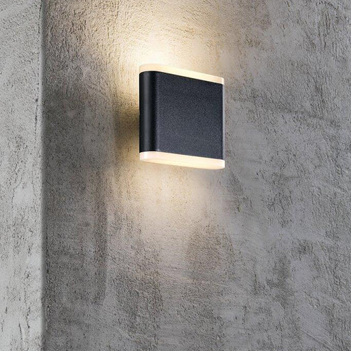 Buy Up / Down Wall Lights Australia Akron 11 Wall Black, Opal - 46961003