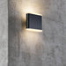 Buy Up / Down Wall Lights Australia Akron 11 Wall Black, Opal - 46961003