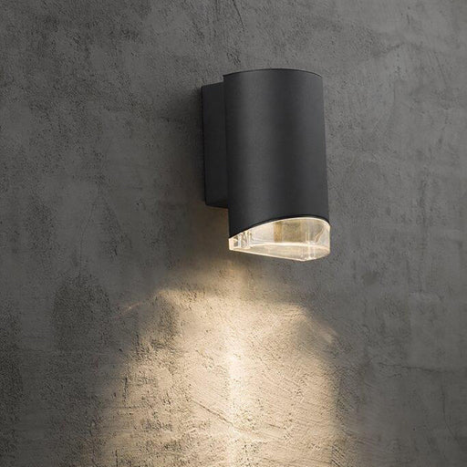 Buy Exterior Wall Lights Australia Arn 1 Light Wall Light Black, Clear - 45471003