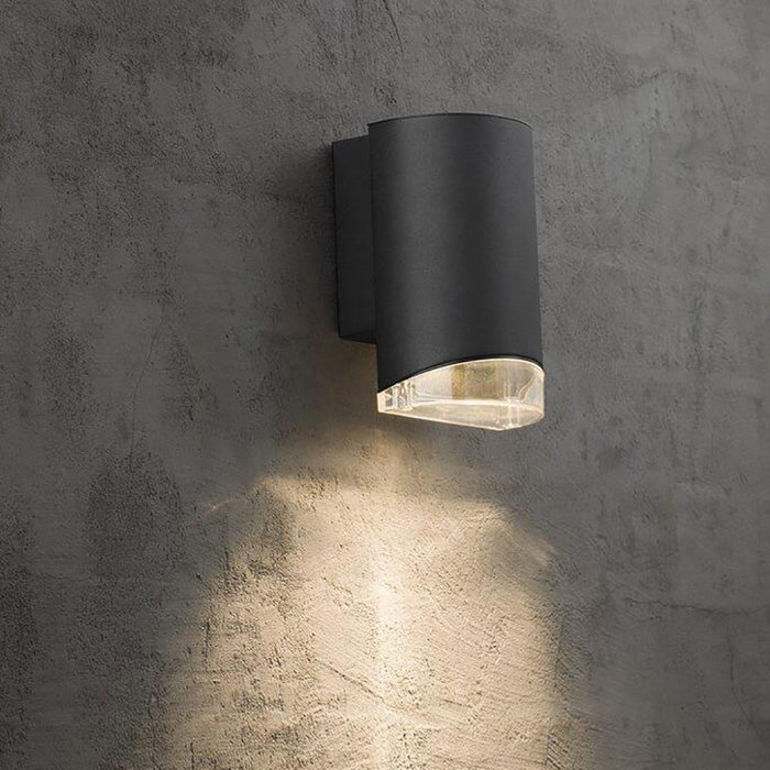 Buy Exterior Wall Lights Australia Arn 1 Light Wall Light Black, Clear - 45471003