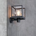 Buy Exterior Wall Lights Australia Dalton 1 Light Wall Light Stainless Steel, Glass Black, Clear - 46901003