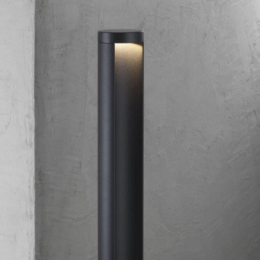 Buy Bollard Lights Australia Mino 70 Garden Bollard Light Aluminium Black - 879823