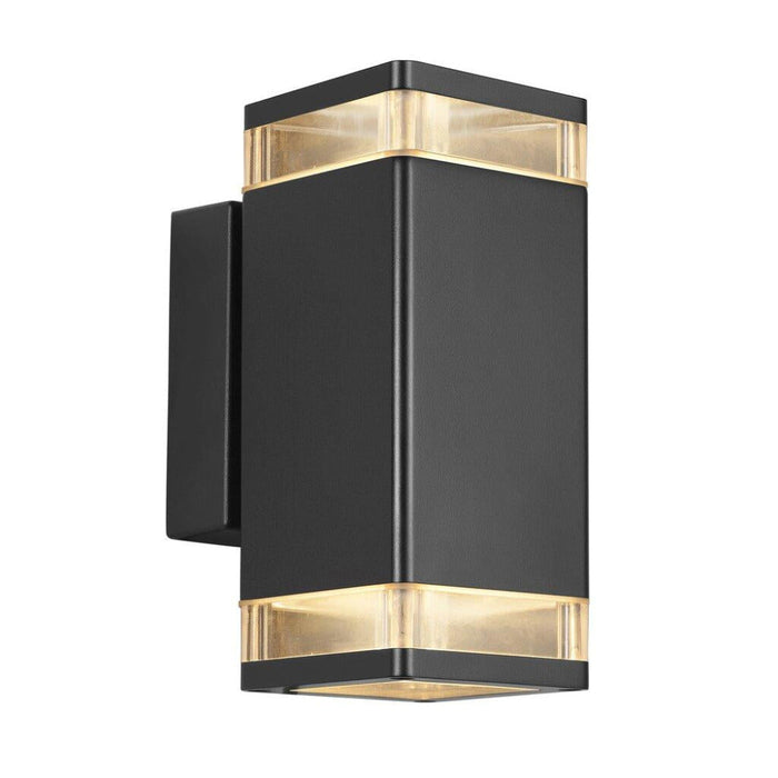 Buy Up / Down Wall Lights Australia Elm Up-Down Wall Black, Clear - 45331003