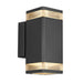 Buy Up / Down Wall Lights Australia Elm Up-Down Wall Black, Clear - 45331003