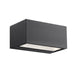 Buy Exterior Wall Lights Australia Nene 1 Light Wall Light Black, Clear - 872723