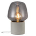 Buy Table Lamps Australia Christina 1 Light Table Lamp Concrete, Glass Grey, Smoked - 48905011
