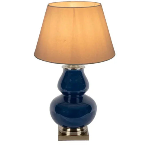 Buy Table Lamps Australia Matisse Table Lamp Dark Blue Ceramic / Metal - ELJC9277BLU