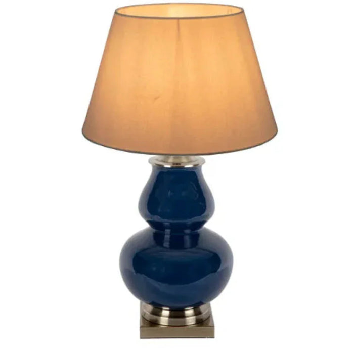 Buy Table Lamps Australia Matisse Table Lamp Dark Blue Ceramic / Metal - ELJC9277BLU
